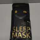 MABAO Sleep Mask for Side Sleeper, Eye Mask for Sleeping Women Men, 3D Contoured Cup No Eye Pressure 100% Light Blocking Sleeping Mask with Adjustable Strap Night Blindfold Flight, Travel, Nap, Black