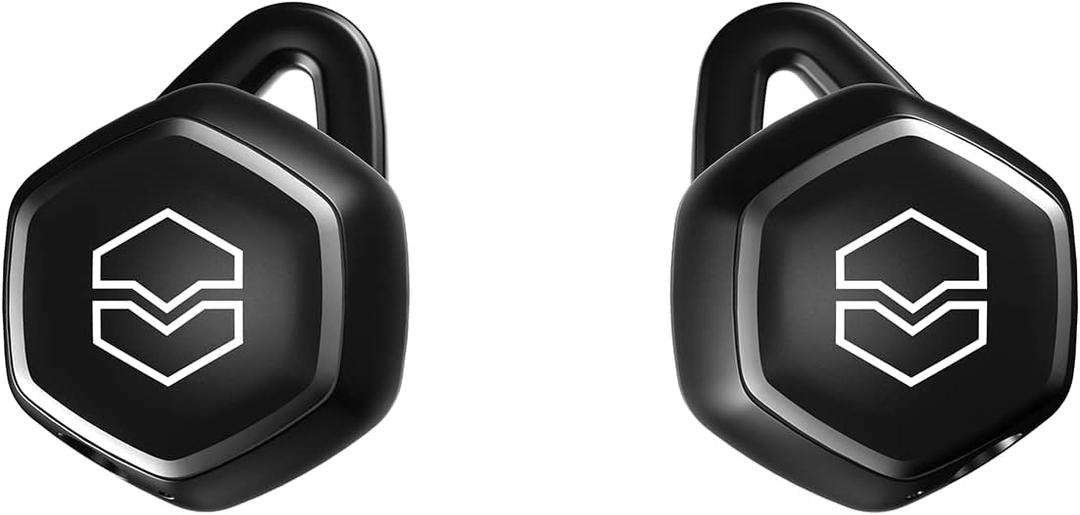 V-MODA Hexamove Pro, Wireless Earbuds - Black (HEXM-PR-BK) (One Size)