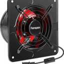 10" High Velocity Exhaust Fan for Kitchen, 1020 CFM Wall Mount Household Ventilation Fans for Workshop Attic Garage Shed Greenhouse Barn, 62W Low Consumption