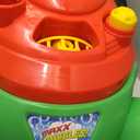Bubble N Go Mower | Plastic Construction, No Batteries Required, 22 in Tall, 14 x 10 in, 3.2 lb, Hand Push Power, Realistic Mowing Sounds, Red