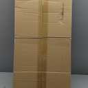 Double Pull-Out Laundry Hamper Cabinet; 120L Laundry Basket for Bathroom,Laundry Room; Laundry Sorter with 2 Pull-Out and Removable Bags (White)