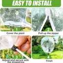 Fruit Tree Netting 6 * 7ft 2 Pack,Garden Netting for Blueberry Bushes,Vegetables,Flowers,Bird Netting Pest Barrier with Drawstring Zipper