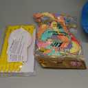 FBSPORT White Bounce House, Inflatable Bouncer with Air Blower, Indoor & Outdoor Bouncy Castle with Big Ball Pit for Wedding Party Kids Birthday Party, Easy to Install (Purple Pink)