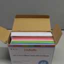 48 Pack Blank Folded Cards and Envelopes Colored Cards White Envelopes 5 x 7 Inch Colorful Greeting Cards 24 Assorted Colors Heavy Weight for Greeting,Invitation,Card Making