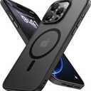 Miracase 2025 Upgraded Magnetic for iPhone 16 Pro Max Case, [Compatible with MagSafe] [Military-Grade Protection], Anti-Fingerprint, Slim Case for 16 Pro Max 6.9 inch with Screen Protector- Black