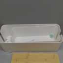 2 Pack Large Cable Management Box  Wooden Style Cord Organizer and Cover for TV Wires, Computer, Router, USB Hub and Under Desk Power Strip  Safe ABS Material and Baby-Pets Proof Lock (White)