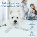 Full Size SafeRest Premium Waterproof Lab Certified Bed Bug Proof Zippered Mattress Encasement (Fits 9 - 12 in. H) - Designed For Complete Bed Bug, Dust Mite and Fluid Protection