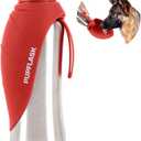 PupFlask Large Dog Water Bottle | 27 or 40 OZ Stainless Steel | Convenient Dog Drink Dispenser | Puppy Travel Water Bowl | Portable Pet Hydration Bottle | Leak Proof | Perfect Size For All Breeds (Crimson Red)