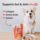 Stella & Chewy's Human-Grade Grass-Fed Beef Bone Broth for Dogs - Joint & Gut Health Liquid Food Topper with Collagen & Turmeric, 16 Fl Oz Resealable Pouch