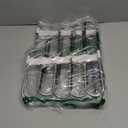 Upgrade 6 Layers Pants Hangers Space Saving, 2Pack Stainless Steel Multifunctional Rack Non Slip S-Type Clothes Jean Hanger Closet Organizer for Jeans Leggings Trousers Skirts Scarf, Black