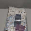 jinchan Hallway Runner Rug 3x8 - Vintage Kitchen Rug Washable Runner Floral Boho Floor Cover Lightweight Non Slip Thin Retro Distressed Carpet for Bathroom Laundry Room Bedroom Stairway Light Blue