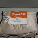 PRIMROSE Champagne Velvet Curtains 84 inch Long for Living Room,Set of 2 Panels Blackout Rod Pocket Back Tab Window Treatment Room Darkening Heavy Decorative Curtains Drapes for Bedroom