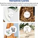 Avery Printable Round Cards, Sure Feed Technology, 2" Diameter, Matte White Cardstock, Print-to-the-Edge, Laser/Inkjet Cards, 300 Total