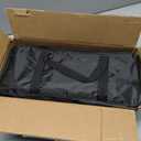 Buinblu Electronic Piano Keyboard,Foldable 61 Key Digital Pianos with Power Adapter,Sheet Music Stand,Sticker,Bag,Gift for Beginners,Black