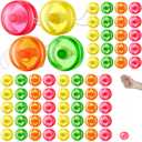Soulchen 120 Pcs Mini Yo Yo Assorted Colors Yoyo Bulk Party Favors for Adults Party Supply Prizes Goody Bag Fillers Activities Gifts, 4 Colors