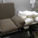 Outdoor Cushions for Patio Furniture Set of 2, 24"x24" Water Repellent Chair Cushions Removable Seat Bottom & Back Cushion Covers for Chair, Sofa, Couch, Dark Black Tan Stripe