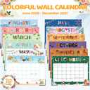 GuassLee Desk Calendar 2026-2027 Large 22" x 17" Desktop/Wall Monthly Calendar 19-Month School Year Planner Covers June 2026 to December 2027 with Julian Date&Notes for Easy Organizing