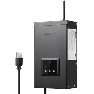 DEWENWILS Smart Low Voltage Landscape Transformer 300W, 3 Independent Outputs, 120V AC to 12V/ 14V AC, Landscape Lighting Transformer with Schedule & Timer, Compatible with Alexa & Google Assistant