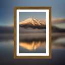 20X30 Poster Frame, Display Pictures 16X24 with Mat or 20X30 Without, Wall Hanging Frames, Rustic Brown, 3 Pack