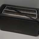 Mecity 4 Slice Toaster, Long Slot Toaster With Warming Rack, Timer, Bagel, Defrost, Reheat Functions, Crumb Tray, 6 Browning Settings, Extra Wide Long Slots, Stainless Steel, 1300W, Grey