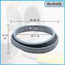 DC97-18094B Washer Door Boot Seal Gasket Diaphragm for Samsung Washing Machine WF42H5000AW/A2 WF42H5100AW/A2 WF42H5200AF/A2 WF42H5200AP/A2 WF42H5200AW/A2 Replace PS9606239 AP5917067 EAP9606239 4000547
