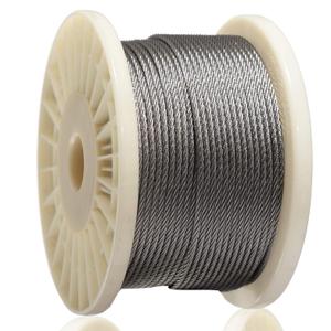 AGTEK Wire Rope 1/ 8 Inch Stainless Steel Aircraft Cable for Decking Railings, 250 FT, 7x7 Strands Construction 
