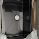 28 Inch Black Undermount Kitchen Sink Workstation-iAnomla 28x18 Kitchen Sink Undermount 16 Gauge Deep Stainless Steel Single Bowl Undermount Workstation Sink with Cutting Board