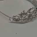 Princess Crown Tiaras for Women Girls, Silver Bubble Tiara Crystal Queen Crown Headband, Prom Birthday Party Wedding Halloween Costume Accessories for Women (Silver (3.43 Inches in Height))