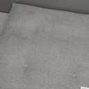Happy Hounds Milo Square Tufted Pillow Dog Bed, Cement, Small (24" x 24"), 24.0" L x 24.0" W x 5.0" Th (24 Inch x 24 Inch (Pack of 1))