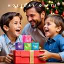 Slow Rise Glitter Square Squishy Cubes for Adults Pack of 4, Gel Ice Cube Stress Balls, Malt Sugar Nice Stress Cubes Sensory Squishy Squeeze Balls for Anxiety Relief(Blue/Purple/Pink/Green)