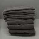 Resort Collection Soft Bath Towel Set | Luxury Hotel Plush & Absorbent Cotton | 2 Bath Towels, 2 Hand Towels and 4 Washcloths [8 Piece, Smoke Grey]