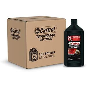 Castrol Transmax DEX/MERC Automatic Transmission Fluid, 1 Quart, Pack of 4