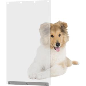 TonGass 10" x 18" Pet Door Flap Large Transparent Dog Door Flap Replacement Designed for Ideal Pet Products Ruff Weather Dog Doors Model DSRWXL for Larger Pets (Up to 90 lbs)