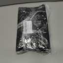 3 x Professional Barber Cape 63"x55" with Adjustable Snap Closure, Perfect for Home Use or Salon, with Stylish Designs (Black)