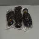 Dark Brown Hair Bundles Color 4 Kinky Curly Human Hair Bundles 10 12 14 Inch Unprocessed Brazilian Virgin Color #4 Bundle Chocolate Brown Curly Wave Bundle For Black Women Minimum entanglement