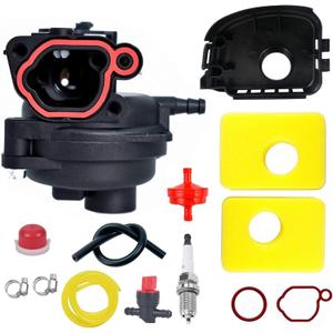 TB100 Carburetor Tune Up Kit Fit For Troy Bilt TB100 Lawn Mower 11A-B0BL723 11A-A230711 11A-A23N011 25B-554M711 25B-554M766 11A-020W765 Carb with Air Filter & Cover