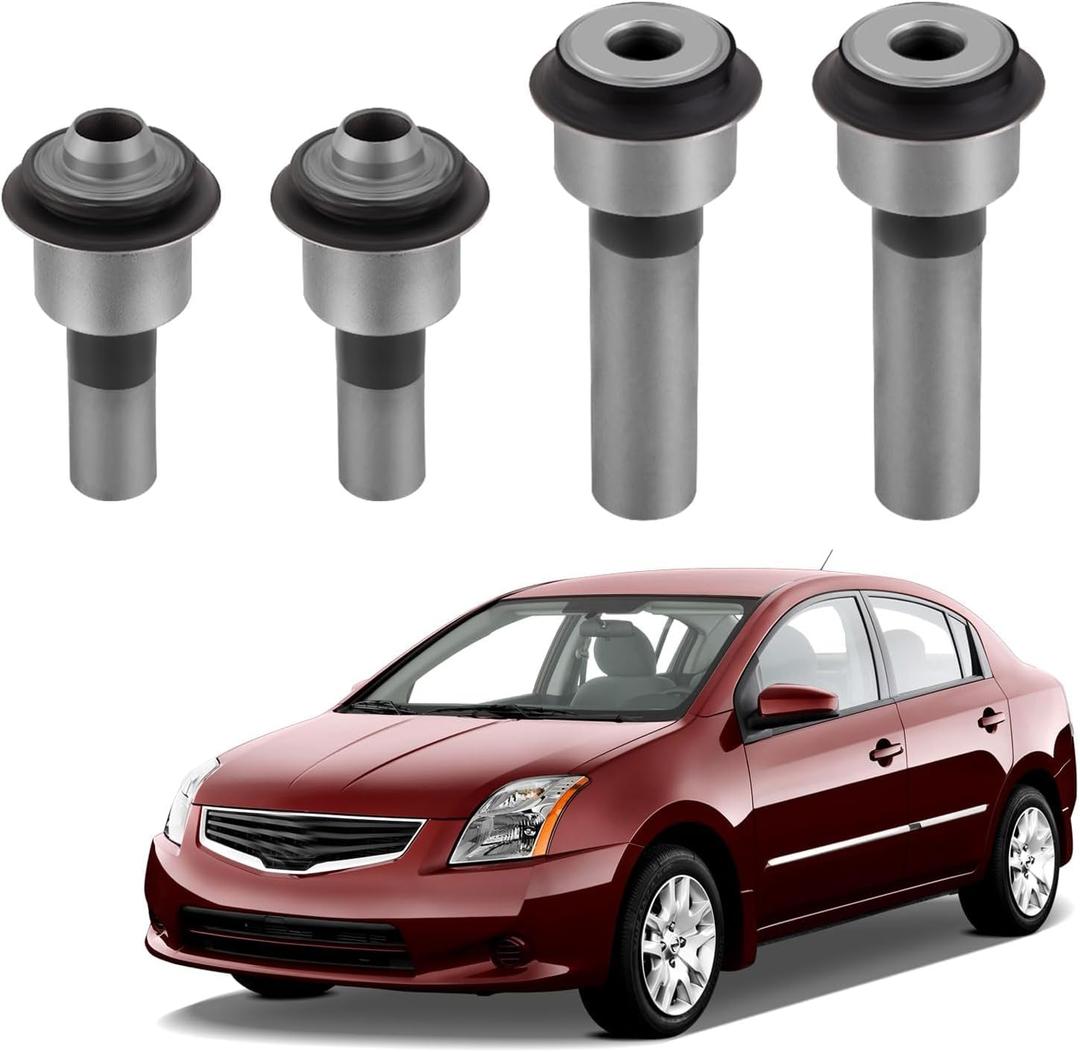 Engine Cradle Subframe Bushing Set of 4Pcs Compatible with Nissan SENTRA 2007-2012 2007 2008 2009 2010 2011 2012 Replace OE 523-227 523-228