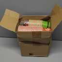 Qinyoung 120 Set Christmas Treat Snack Cups 8 oz Disposable Christmas Paper Treat Dessert Bowls Snowman Santa Elk Cup Dessert Ice Cream Soup Bowl Cold Hot Soup for Xmas Party Supplies Decorations