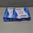 3 x Nitrile Exam Gloves, Disposable Gloves Latex Free for Medical Care, First Aid, Cleaning, Food Prep,100 Count, Blue (Blue, XL)