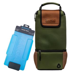 Kanga Hideaway Golf Bag Cooler with Ice Pack - Insulated Soft Sided Cooler Bag - Holds 6 Cans Cold for Hours - Fits Directly in Golf Bags