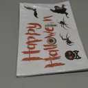 XZENTIRA 64 PCS Halloween Window Clings 9 Sheets Black Scary Bat Ghosts Pumpkin Double-Sided Window Stickers for Happy Halloween Party Decoration Glass Décor Indoor and Outdoor Pack of 2