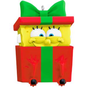 Hallmark Keepsake Christmas Ornament 2025, Nickelodeon Spongebob Squarepants Sponge-Boxed for Christmas, Cartoon Gifts