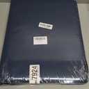 16 Pocket Trading Card Binder  Holds 1280 Cards, Large Capacity 4x4 Card Album with 40 Double-Sided Pages,Ringless PU Cover Zipper Card Folder for Sports & Standard Size TCG Cards (Blue)