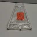 Leinuosen Metal Easel Stand 16.5" H x 8.7" W x 4.3" D Table Top Easel Stand for Display Tripod Art Picture Mirror Modern Plate Holder for Display Book Photo Wedding Sign(Silver)