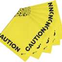 Max and Neo Dog Bandanas - We Donate 1 for 1 to Dog Rescues for Every Product Sold (5 Pack, Caution)