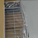 KitchenAid Compact Space Saving, Dish Rack with Removable Flatware Caddy and Angled Self Draining Drainboard, Satin Gray, 15-Inch-by-13.25-Inch