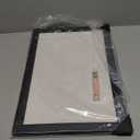 AKTOP Cork Board Bulletin Board with Linen 16.7" X 11", Small Framed Corkboard for Wall, Hanging Pin Board Picture Board for Home Office Decor, Cute Vision Board with 8 Pushpins (Classic Black)