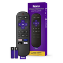 Roku Voice Remote | Replacement TV Remote Control with Voice Control, Simple Setup, & Pre-Set App Shortcuts - Compatible with Roku TV, Players, & Audio Devices