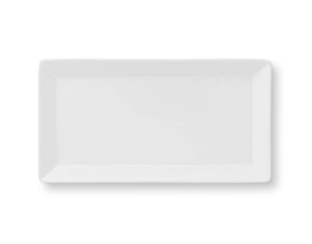 Sweese Porcelain Serving Tray, 12 Inch Rectangle Plates for Sushi, Meat, Desserts, Cakes, White Serving Platter for Restaurant, Banquet, Party, Microwave Oven Dishwasher Safe, Stackable, 