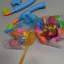 Magnetic Fishing Game Toys for Kids Toddlers 3-5 4-8, Water Table Bathtub Toys with Pole Rod Net Plastic Floating Fish, Water Bath Pool Outdoor Toys for Kids Toddlers Baby Age 3 4 5 6 7 8 Year Old